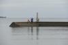 PHOTO BY JACK BOLAND /Toronto Sun/Postmedia Network. A second monolith is seen on a narrow breakwall on the water off the shores of Sir Casimir Gzowski Park in the city’s west end on Saturday, Jan. 2, 2021. 