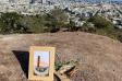 The memorial at the site of the gingerbread monolith.  Photo: J. D. Morris / @thejdmorris