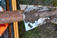 Metal pipe with flippers .. Metal pipe with flippers ..