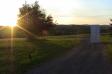 Sunrise Partial Solar Eclipse Silver Monolith & Black Miniliths