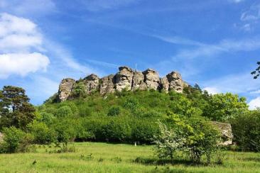Staffelberg (trad. Plane Mountain), geoestrategic and sacred place where the M is placed. Staffelberg (trad. Plane Mountain), geoestrategic and sacred place where the M is placed.