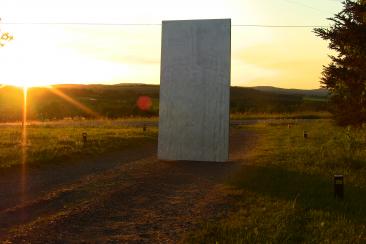 The Sunrise Monolith & Black Holonic Miniliths The Silver Monolith & Miniliths