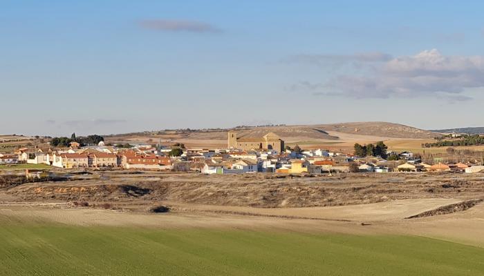 Landscape of Tribaldos from the Cerro Ribagorda, where the Monolith was installed.