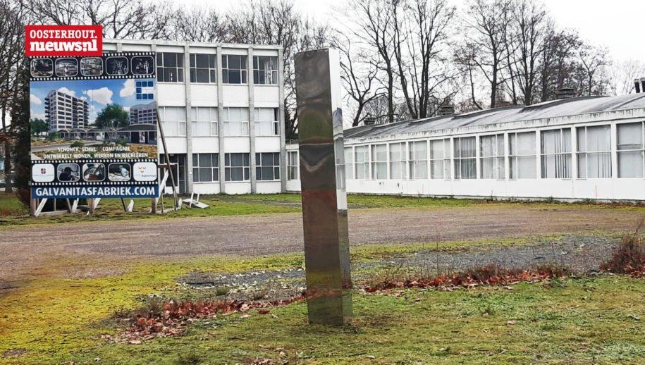 This monolith was an publicity stunt, advertising for the building behind it