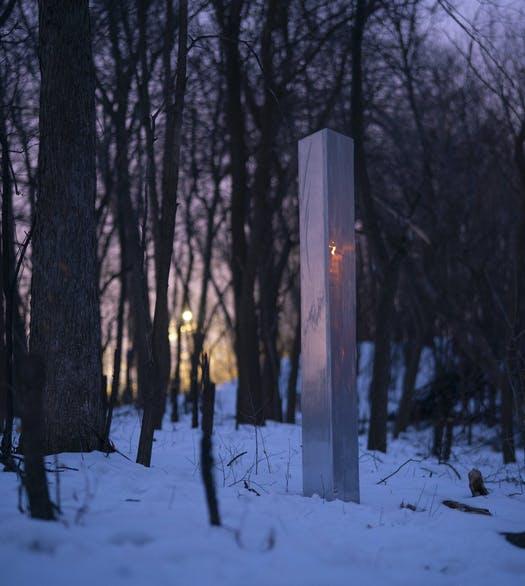 Cedar Lake Monolith from StarTribune Website 