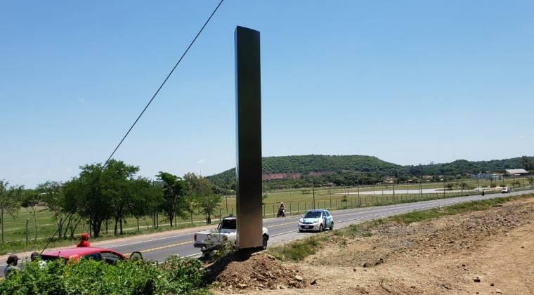 Paraguarí, Paraguay. Written in Morse Code.