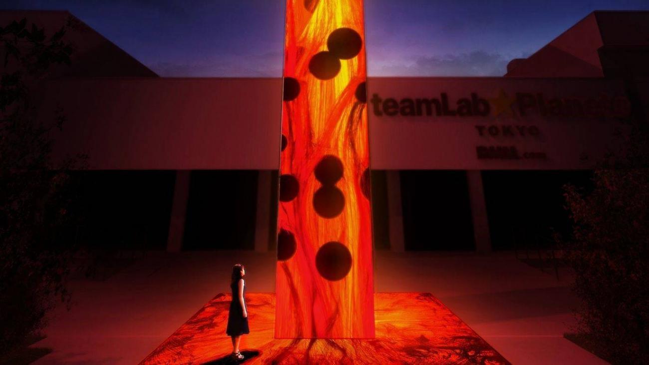 TeamLab Outdoor Monolith, Japan